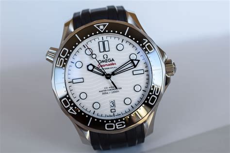 omega seamaster white review|omega seamaster white face.